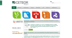 Desktop Screenshot of ceteor.ba